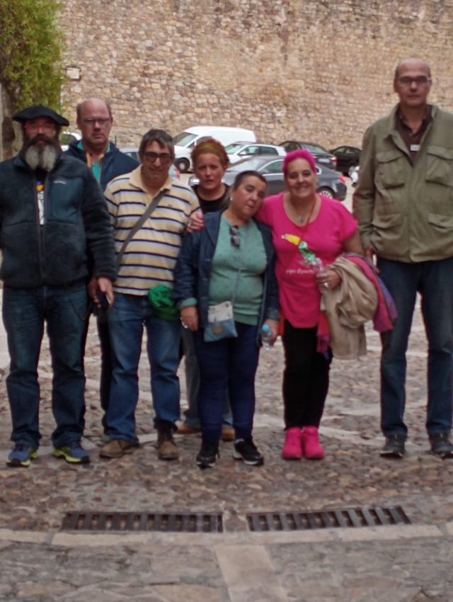 Foto grupal en el Parador de Sigüenza